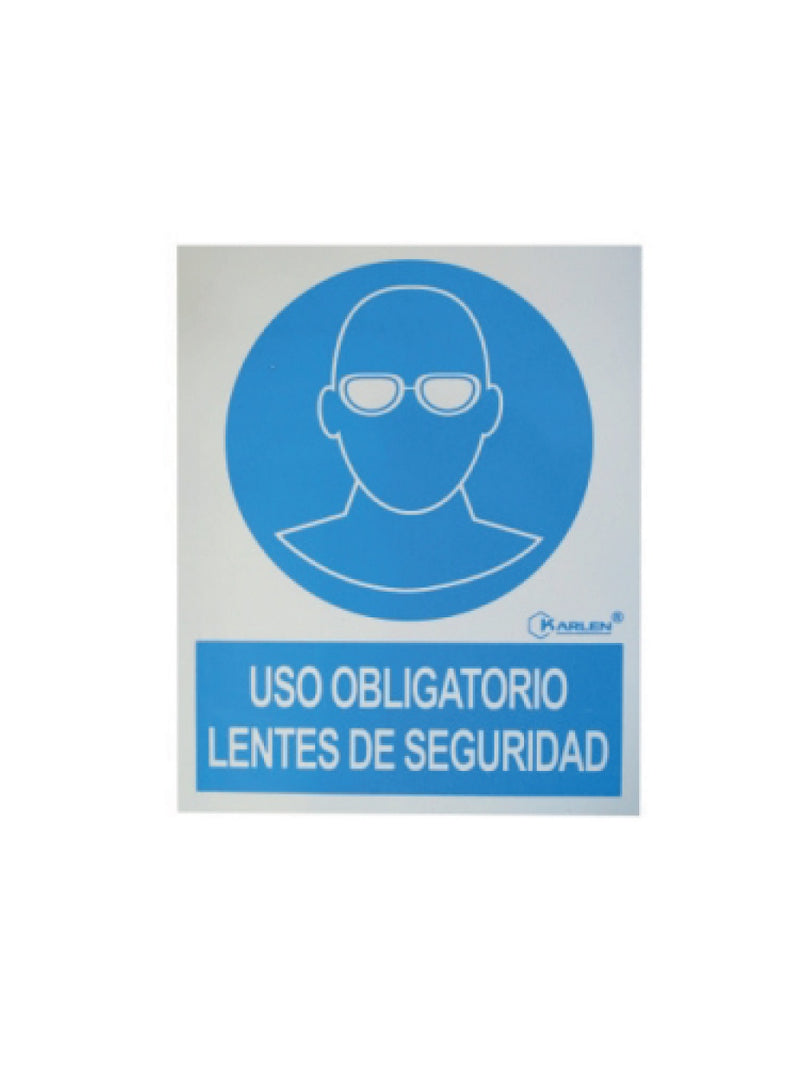 Uso Obligatorio de Lentes de Seguridad