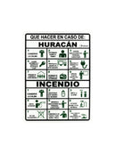 Instruccion Huracan / Incendios