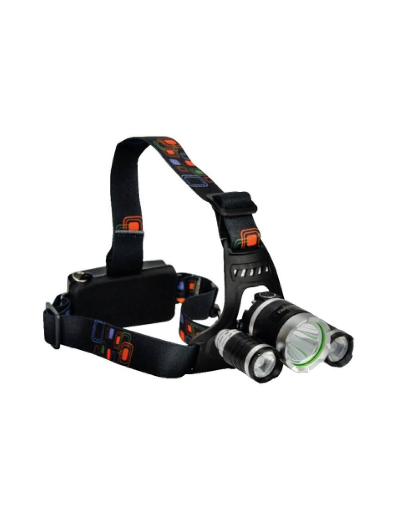 Lampara Frontal 1 Foco CREE + 2 XP-E R3 10 W